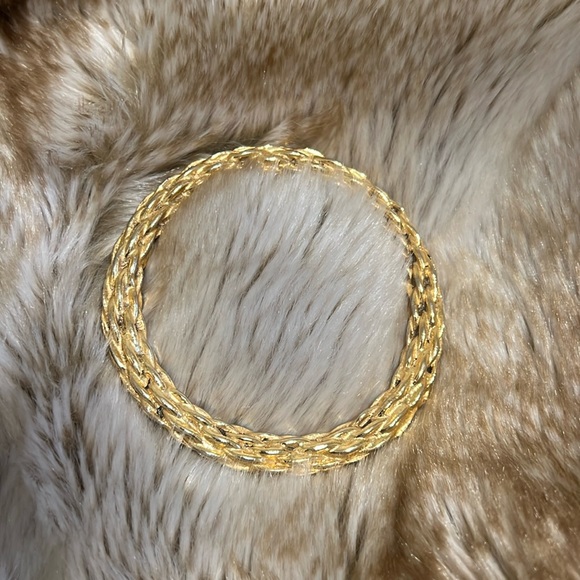 Vintage Chanel Gold Bangle - Picture 1 of 6